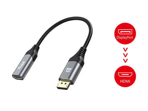 Equip Adaptador Displayport 1.2 Macho a HDMI Hembra 4K/60Hz