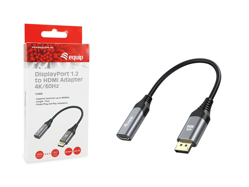 Equip Adaptador Displayport 1.2 Macho a HDMI Hembra 4K/60Hz