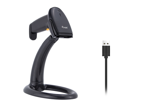 Equip Scanner Codigo de Barras USB 1D con Soporte Incluido