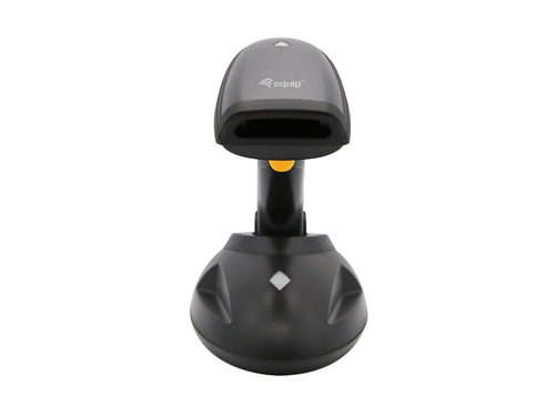 Equip Scanner Codigo de Barras Wireless Larga Distancia Laser 2D con Soporte Incluido