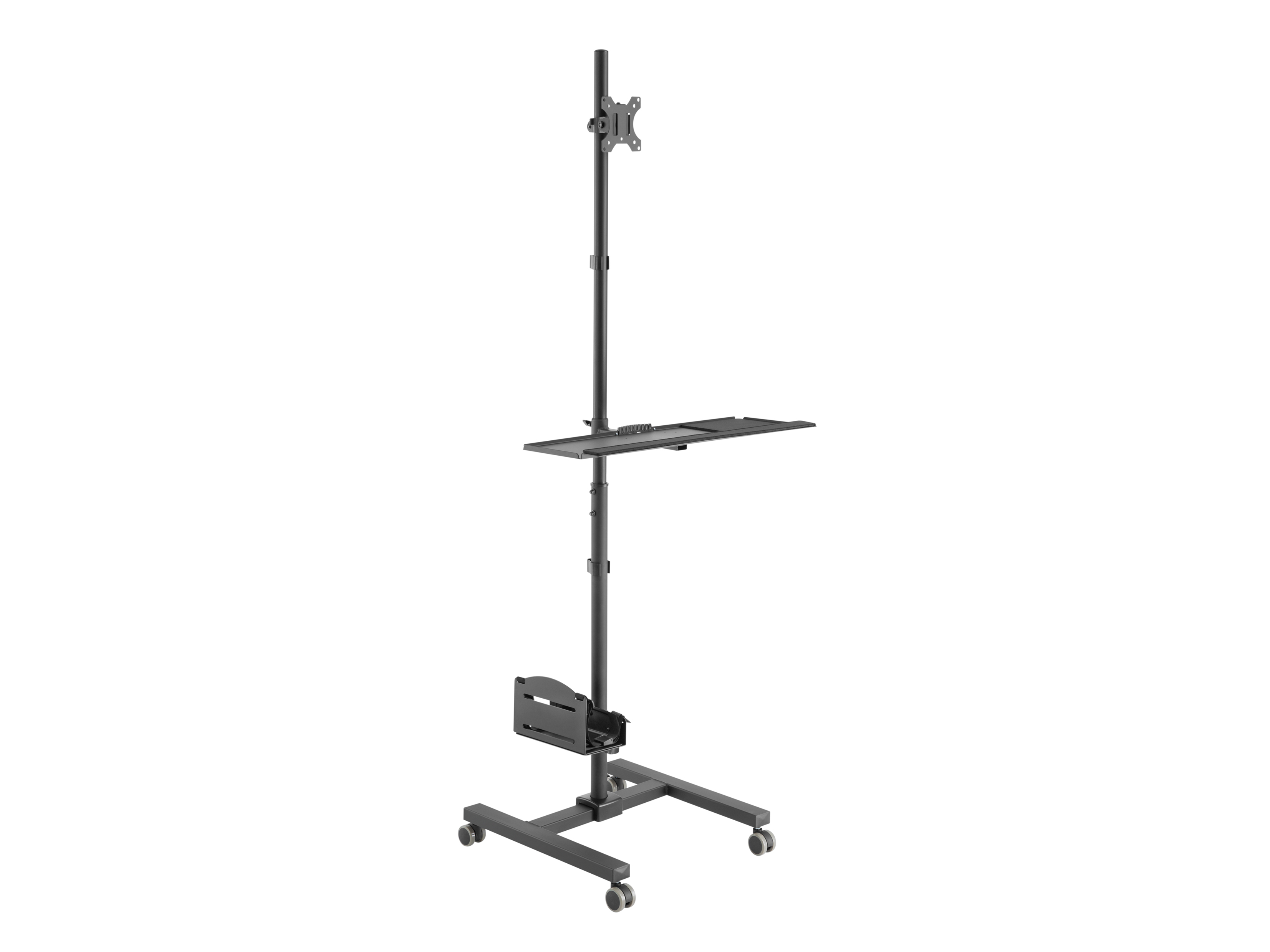 Equip Soporte de Suelo con Ruedas Workstation 1 Pantalla 17"-32" 8KG Color Negro