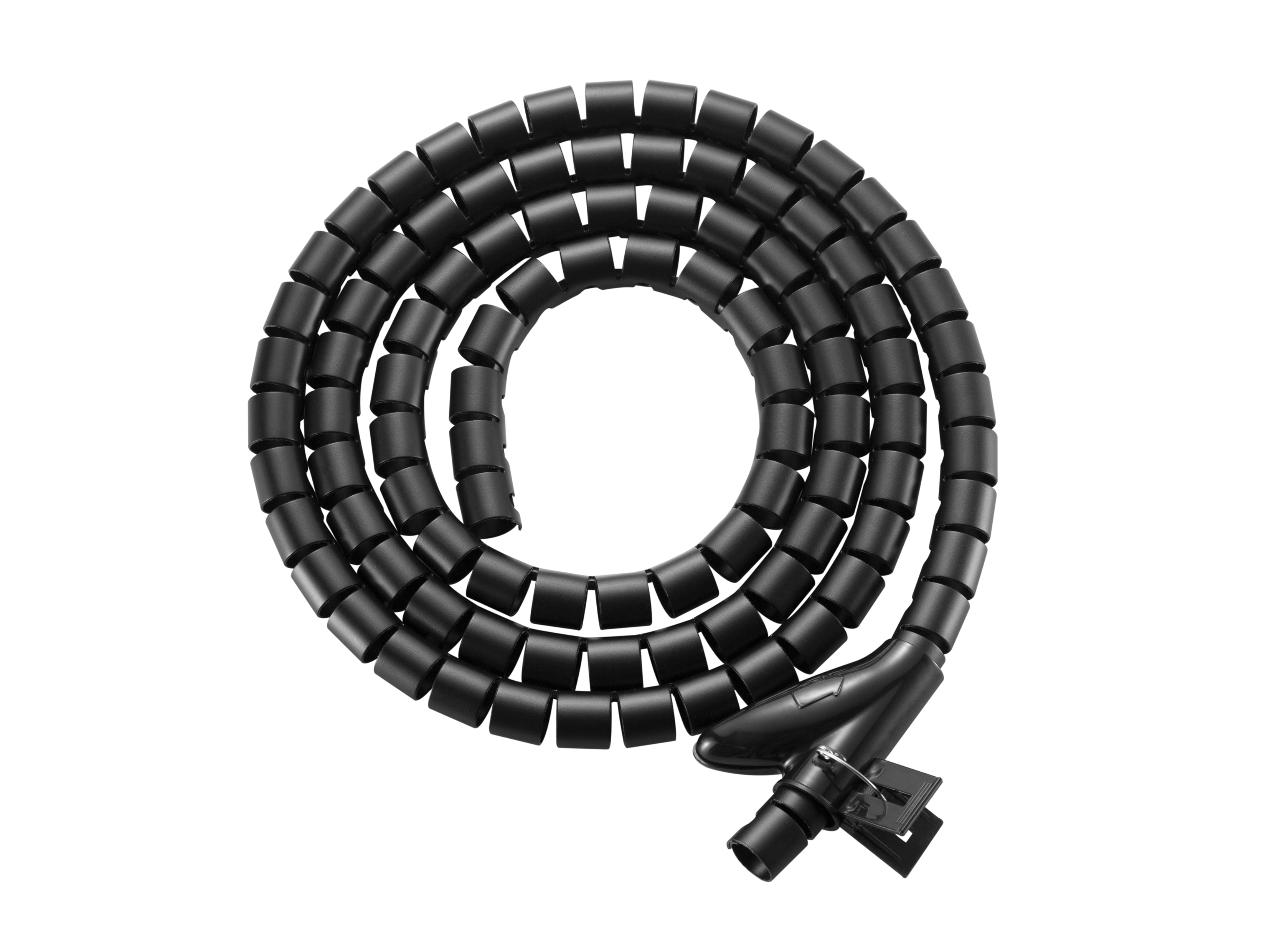 Equip Organizador de Cables Espiral con Clip Color Negro 1.0 M
