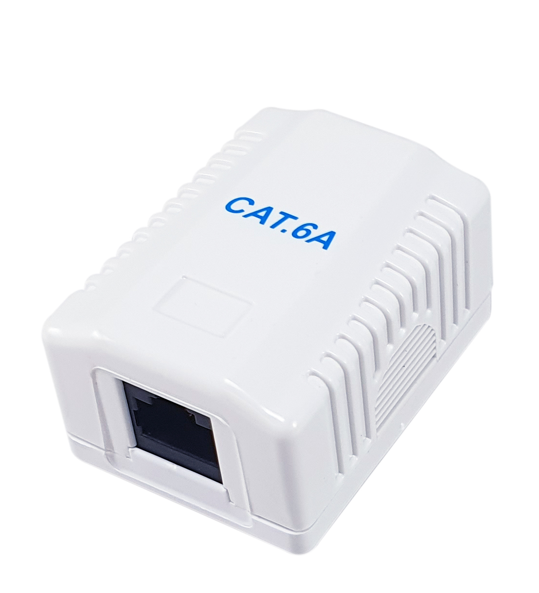 Equip Roseta Superficie RJ45 Cat.6A UTP 1 Puerto Color Blanco