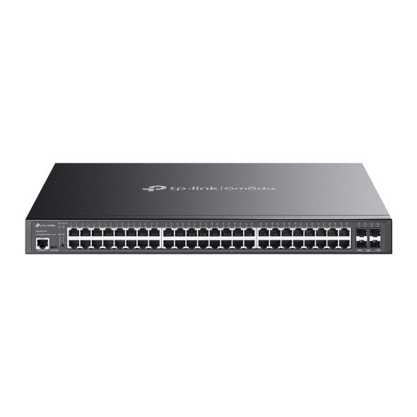 TP-LINK Switch Omada L2+ de 48 puertos Gigabit y 4 SFP+ a 10G, con 40 PoE+ y 8 PoE++