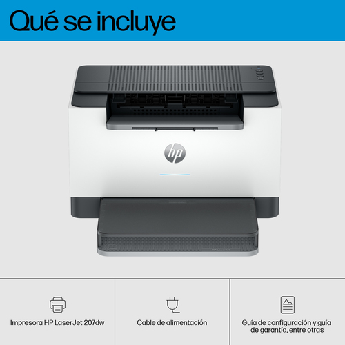 HP Impresora laser monocromo LaserJet SFP M207DW