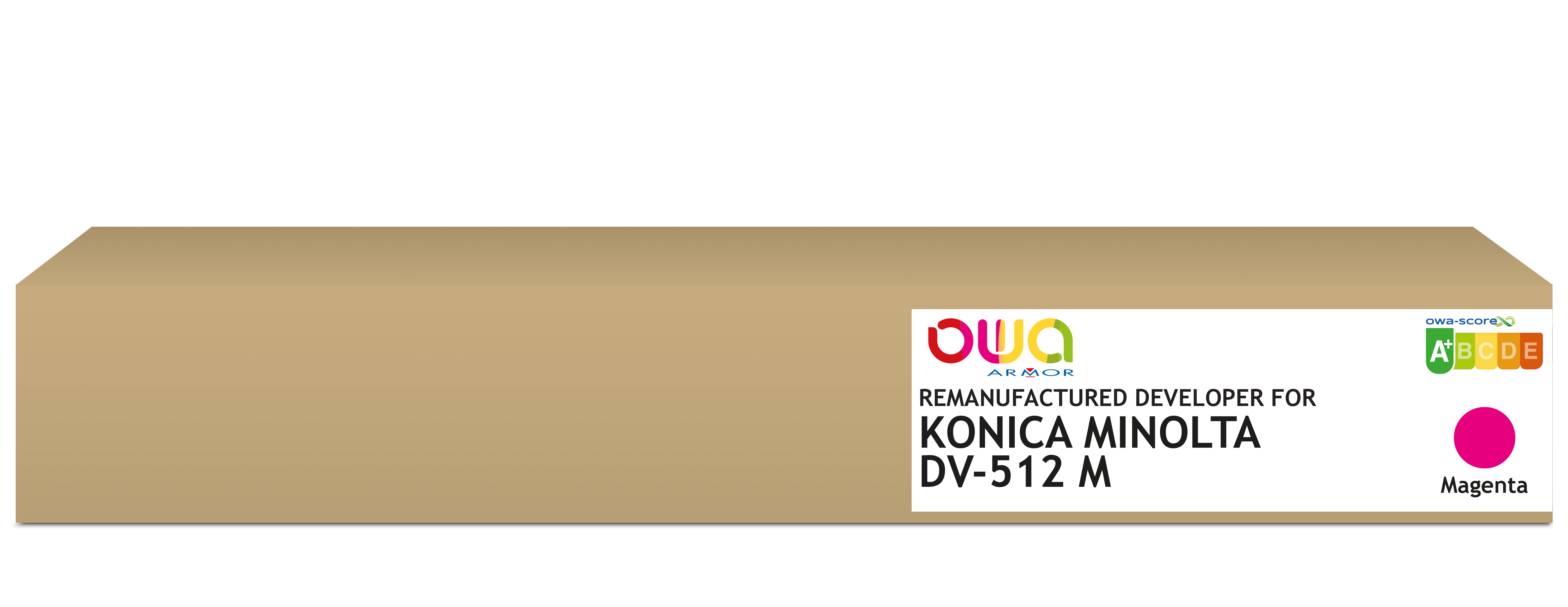 ARMOR OWA Developer Remanufactured A2XN0ED para KONICA MINOLTA DV-512 M Magenta