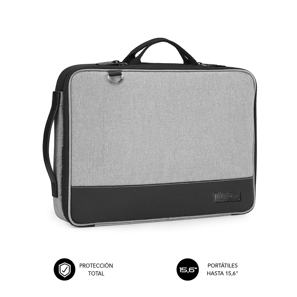 SUBBLIM Maletin Advance Laptop Sleeve 13,3-14" Grey