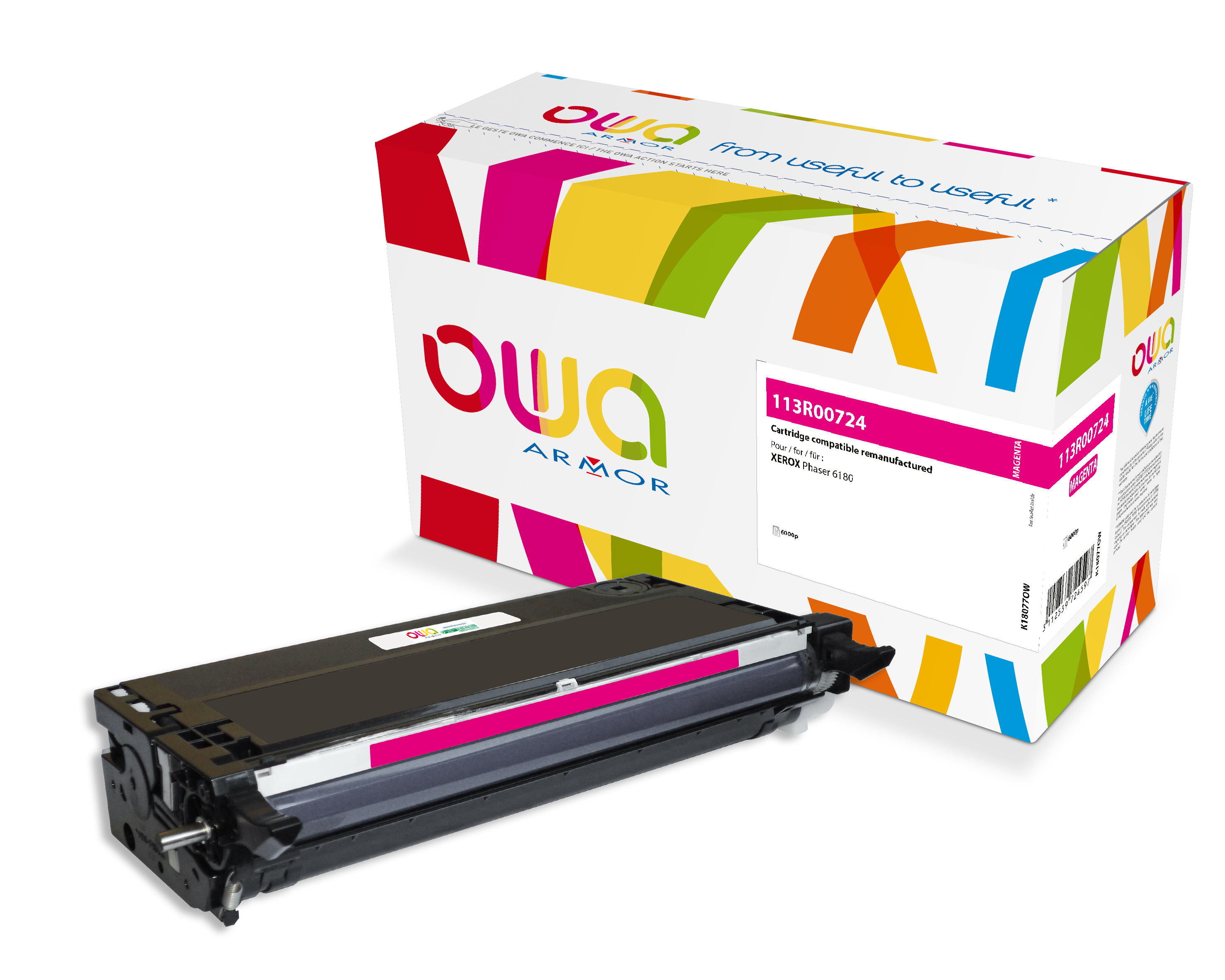 ARMOR Toner OWA remanufactured para XEROX 113R00724 Magenta
