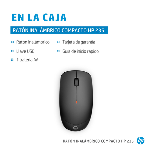 HP Raton 235 compacto inalambrico