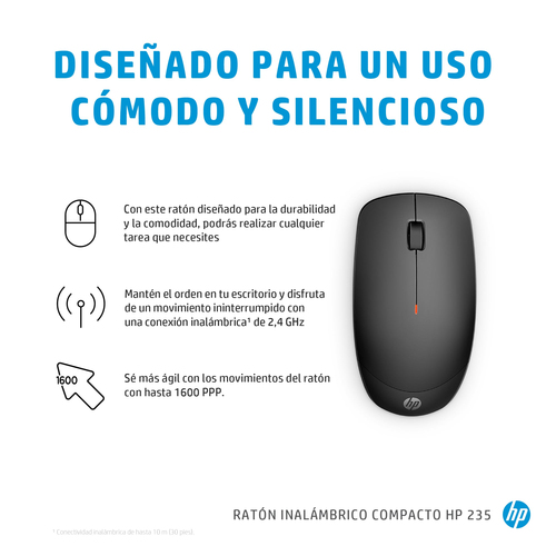HP Raton 235 compacto inalambrico