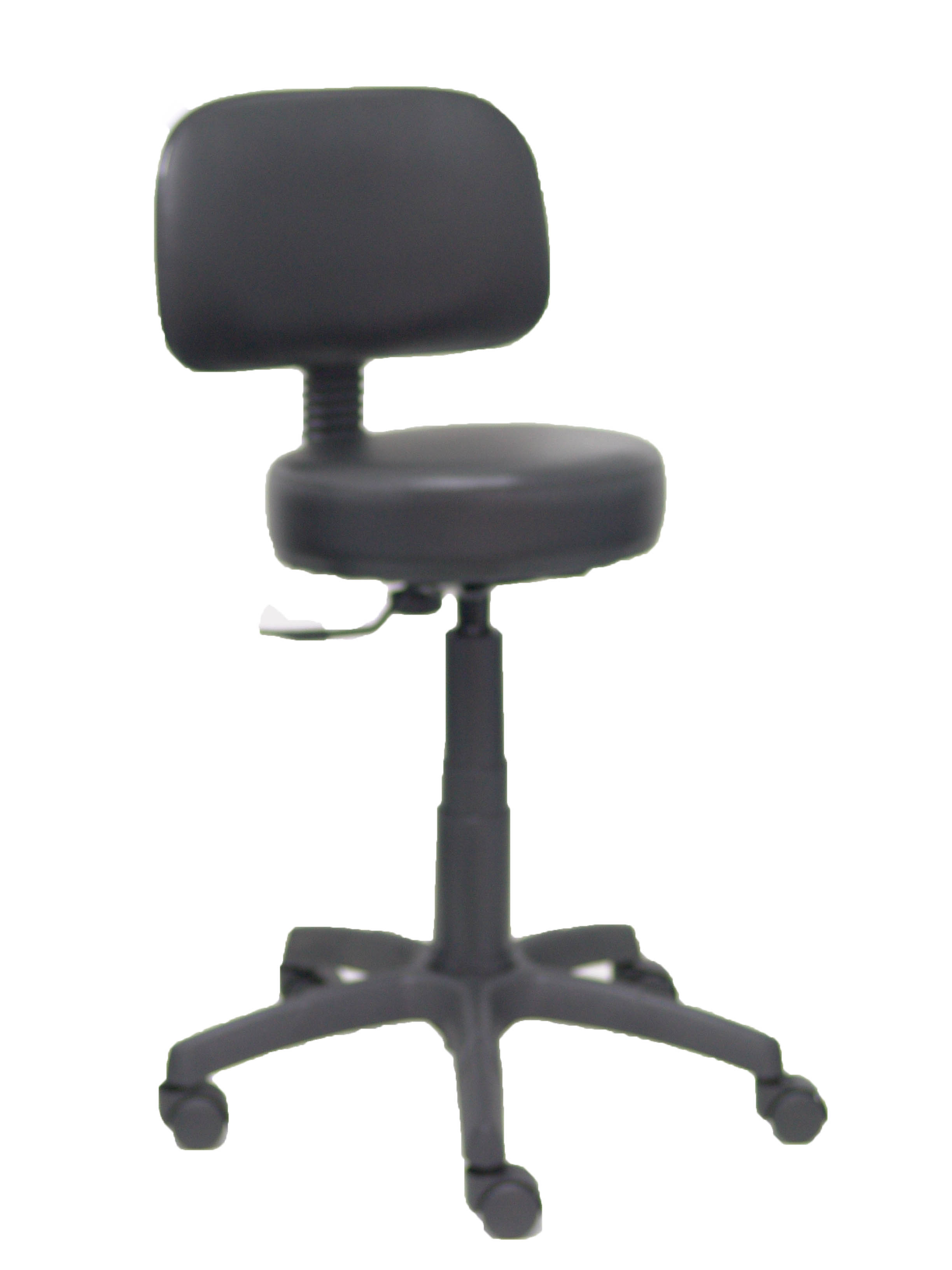 PIQUERAS Y CRESPO Modelo Raspilla Silla - Silla ergonomica regulable en altura tapizados en similpiel color negro