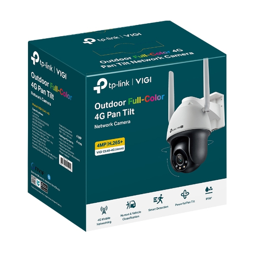 TP-LINK VIGI C540-4G Torreta Cámara de seguridad IP Interior y exterior 2560 x 1440 Pixeles Techo/pared