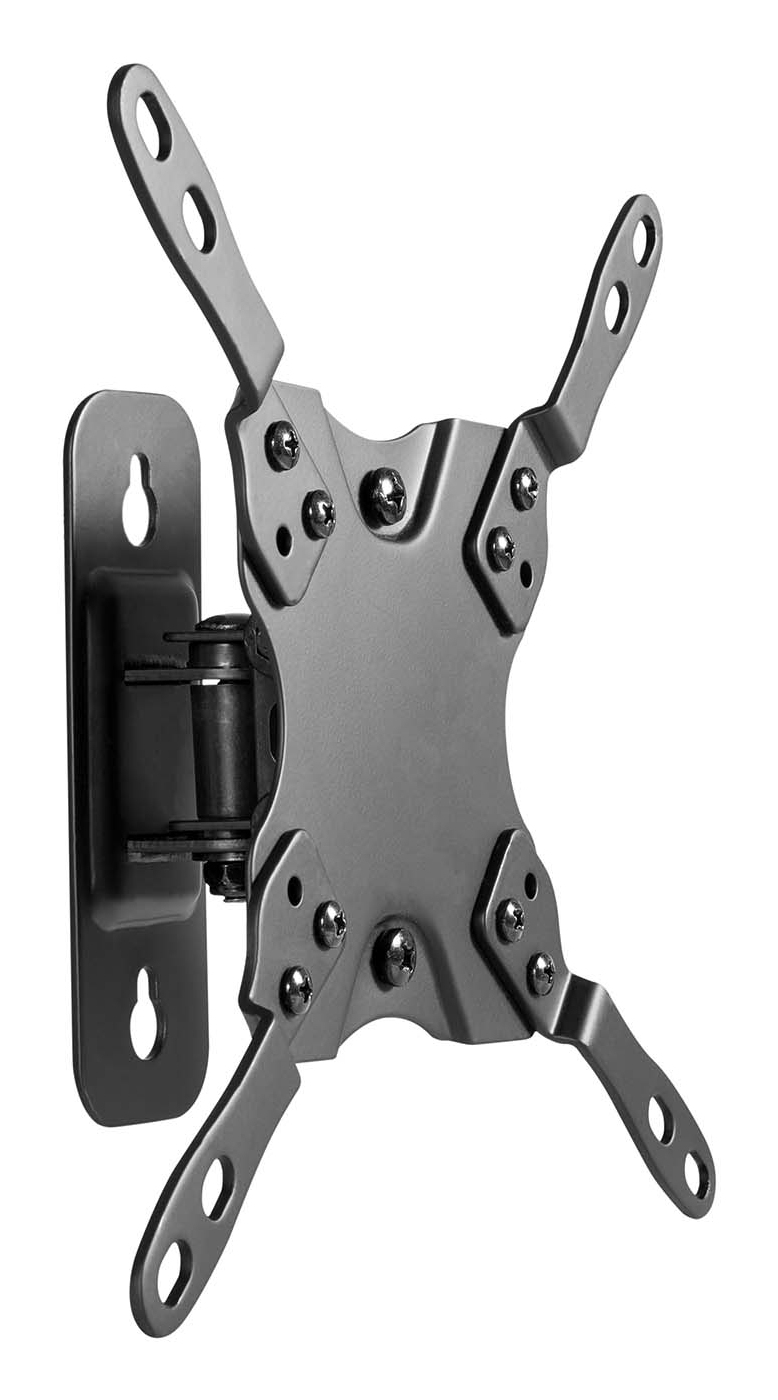 AISENS - SOPORTE ECO GIRATORIO, INCLINABLE Y NIVELABLE PARA MONITOR/TV 20KG (1 PIVOTE) DE 13-42, NEGRO