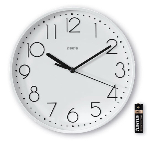 HAMA Reloj de Pared Salina, Blanco