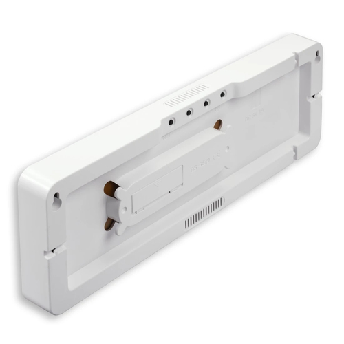 HAMA Reloj de Pared digital c/Termometro Santa Cruz, Blanco