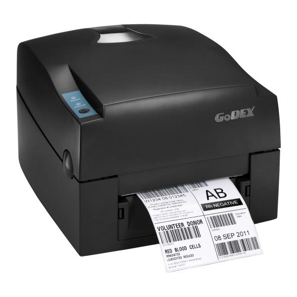 GODEX Impresora de Etiquetas G500+ 203DPI, 150MM/SEG, 128MB (USB+ETHERNET+SERIE), 2 x USB HOST. Opcion Wifi y Bluetooth