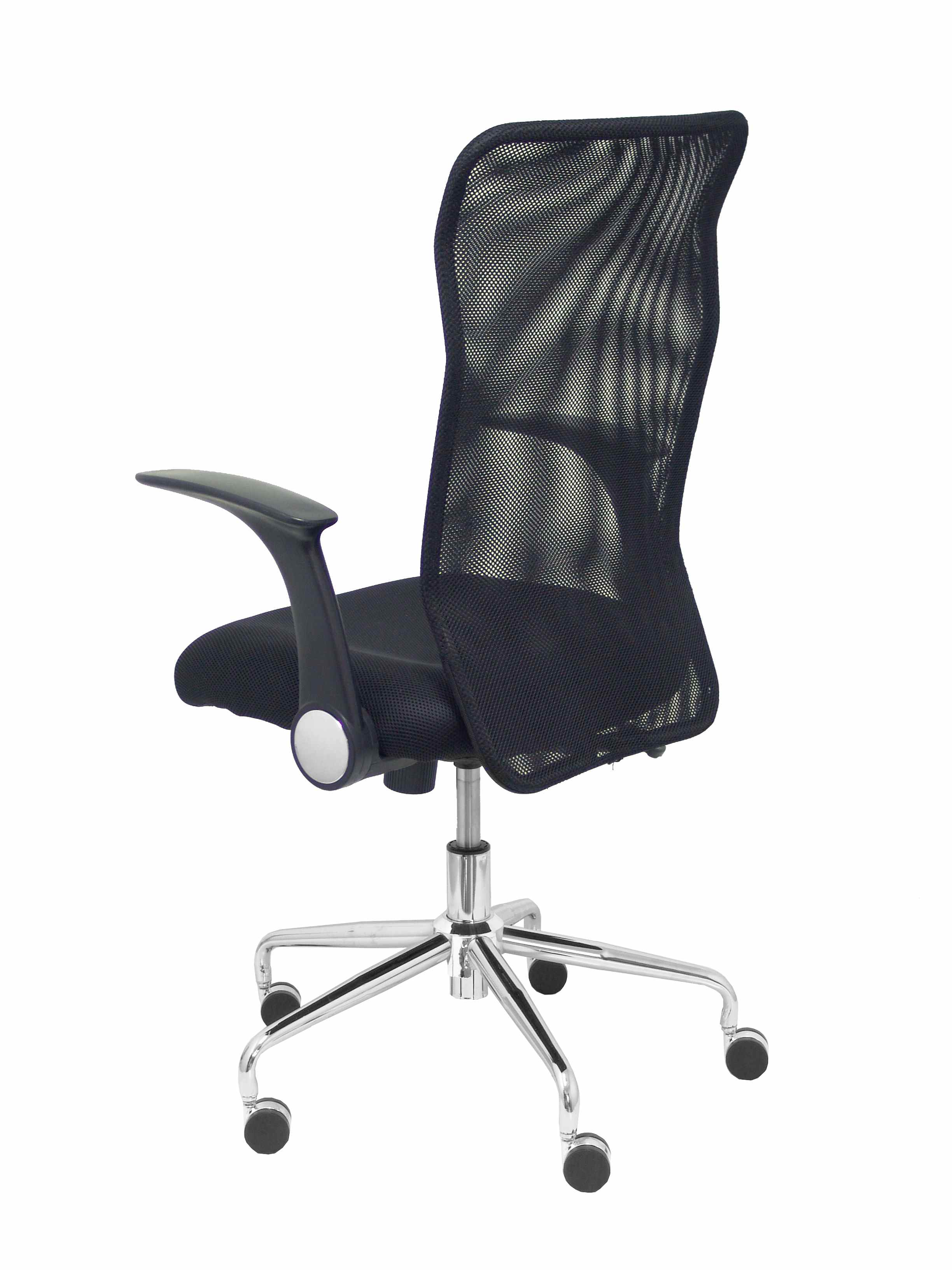 PIQUERAS Y CRESPO Silla Minaya respaldo malla negro asiento 3D negro