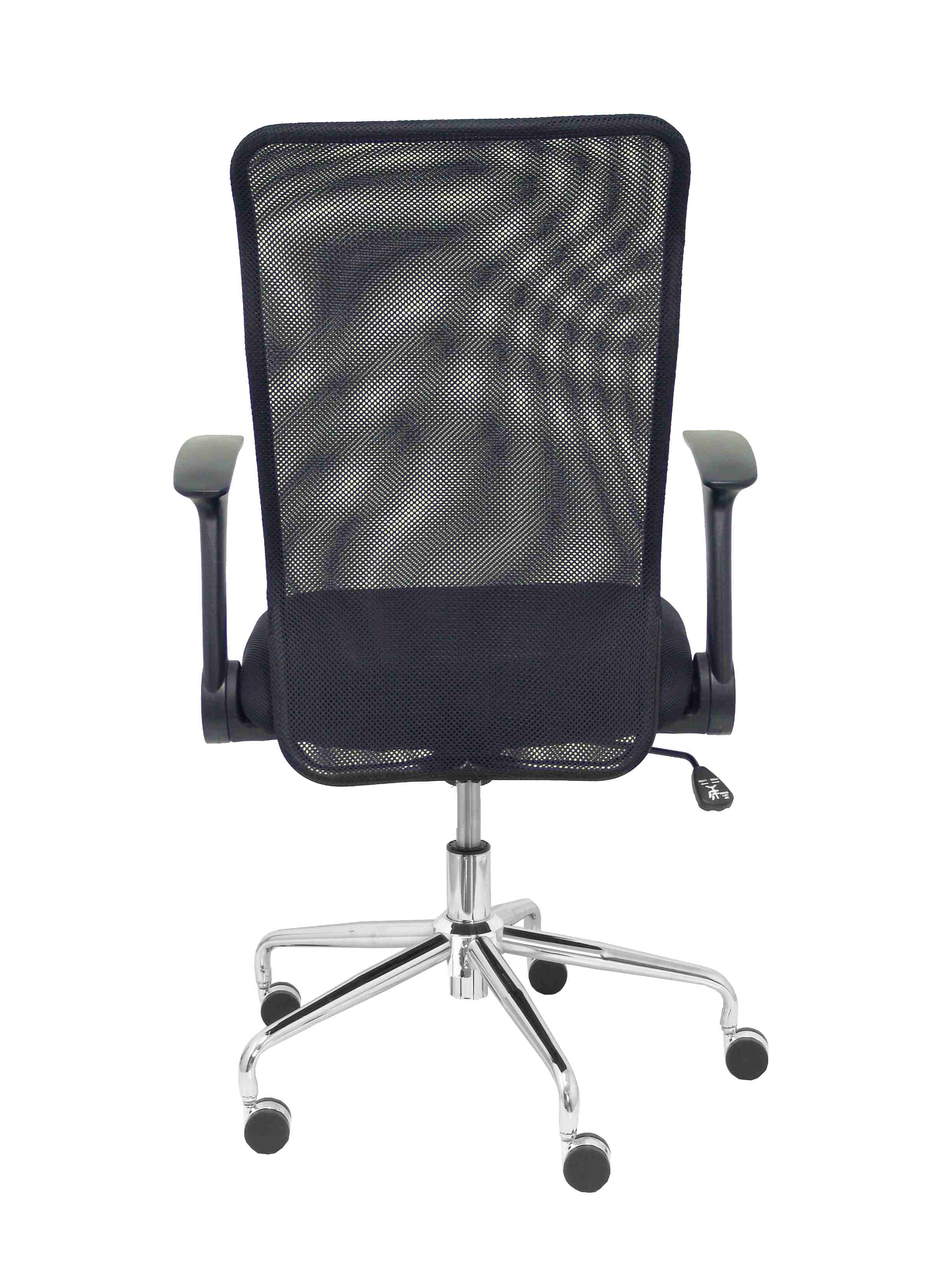 PIQUERAS Y CRESPO Silla Minaya respaldo malla negro asiento 3D negro