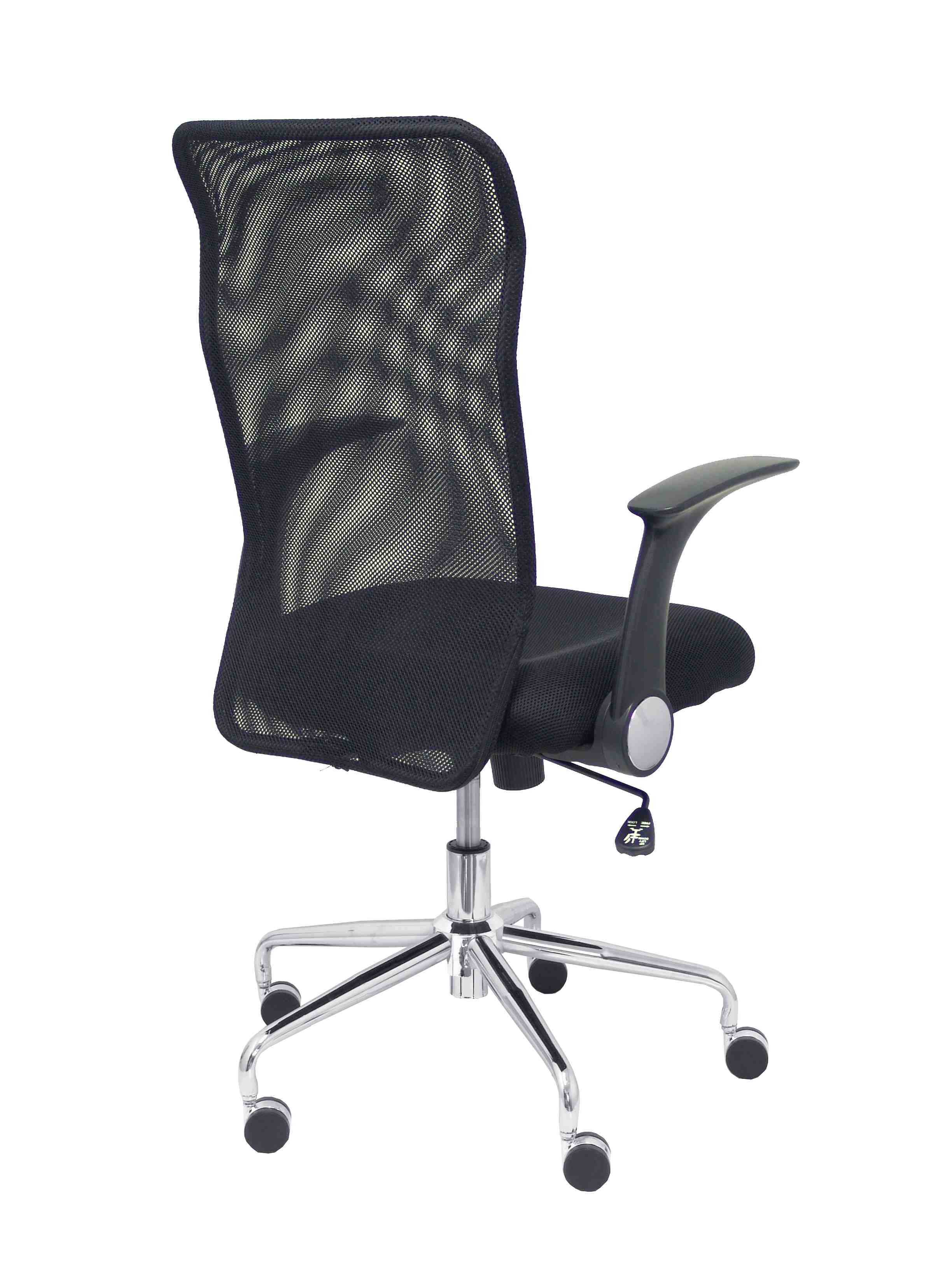 PIQUERAS Y CRESPO Silla Minaya respaldo malla negro asiento 3D negro
