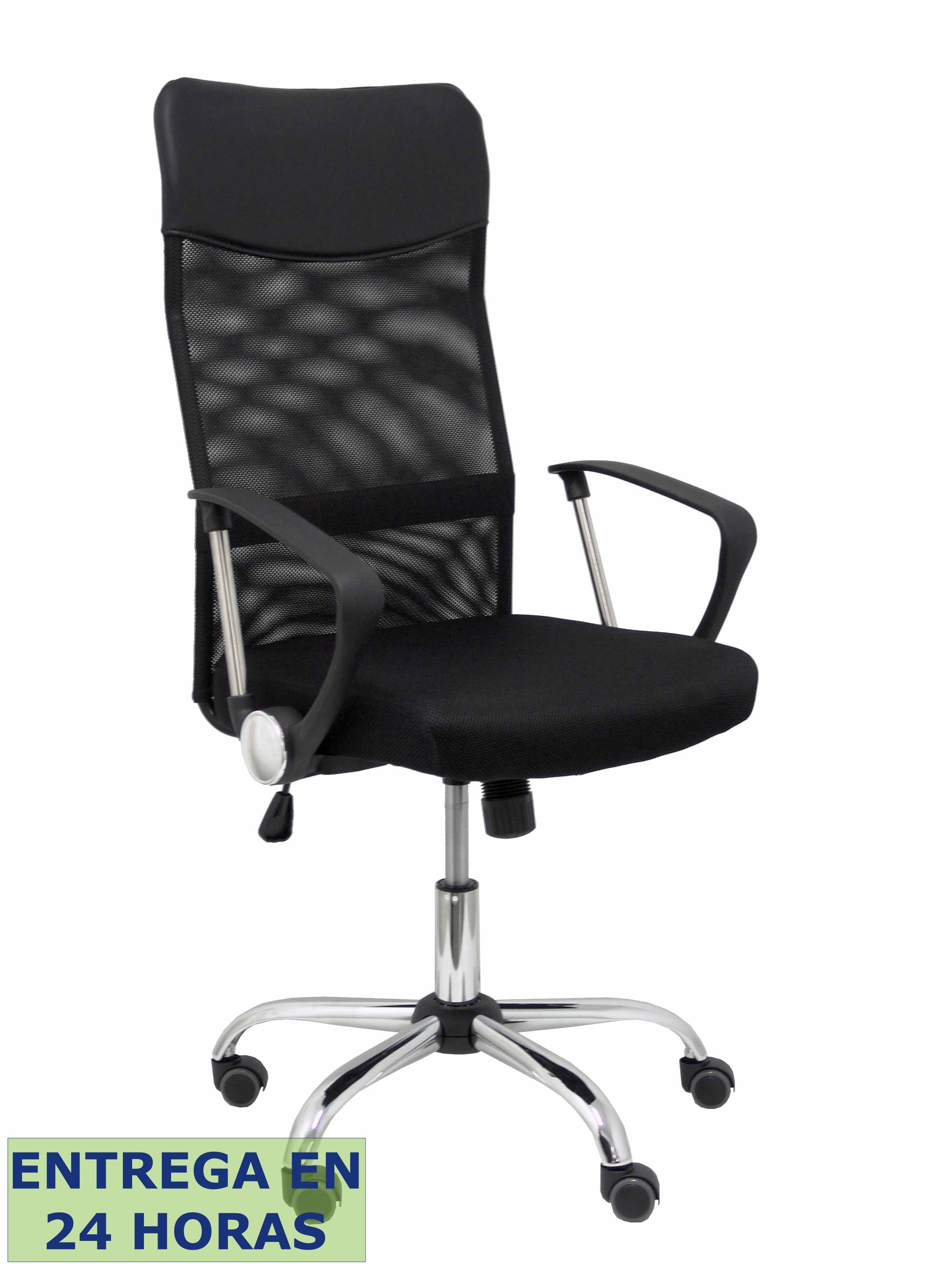 PIQUERAS Y CRESPO Silla FOROL Gontar respaldo malla negro asiento negro