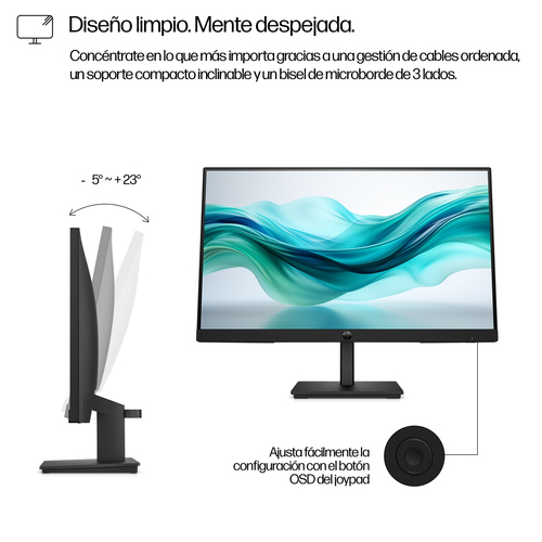 HP Monitor Series 3 PRO 322PF / 21,5" / FHD / VGA-HDMI-DisplayPort