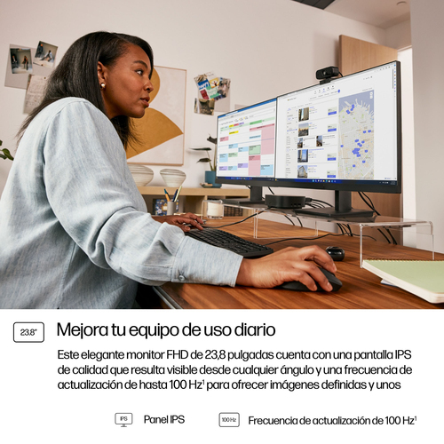 HP Monitor Series 3 PRO 324PF / 23,8" / FHD / VGA-HDMI-DisplayPort