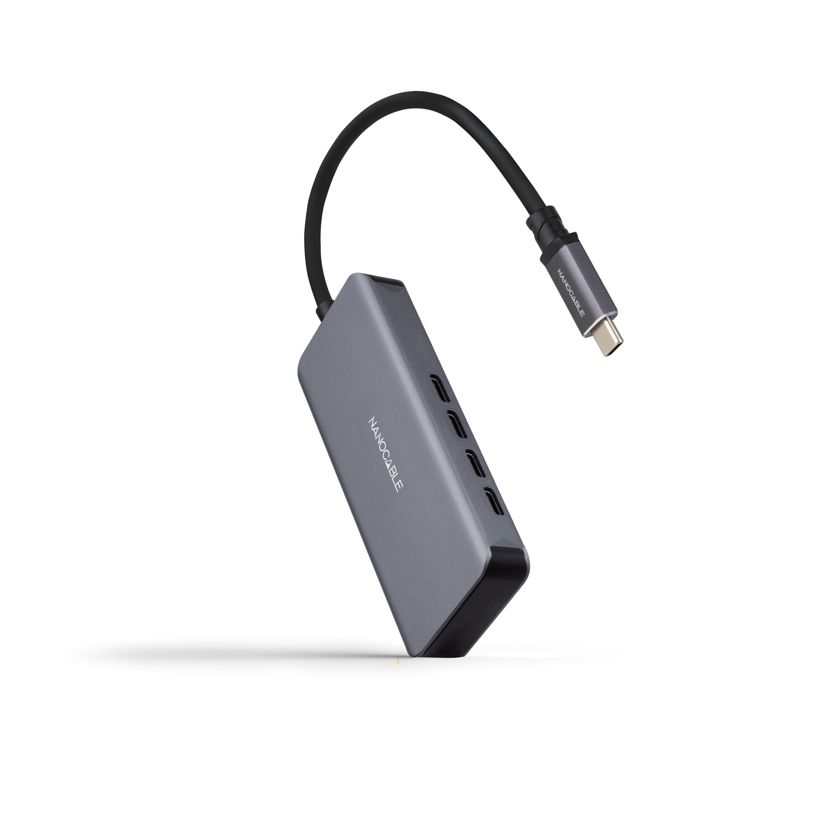 NANOCABLE HUB USB-C/M A 3xUSB-C/H ALUMINIO 10 CM