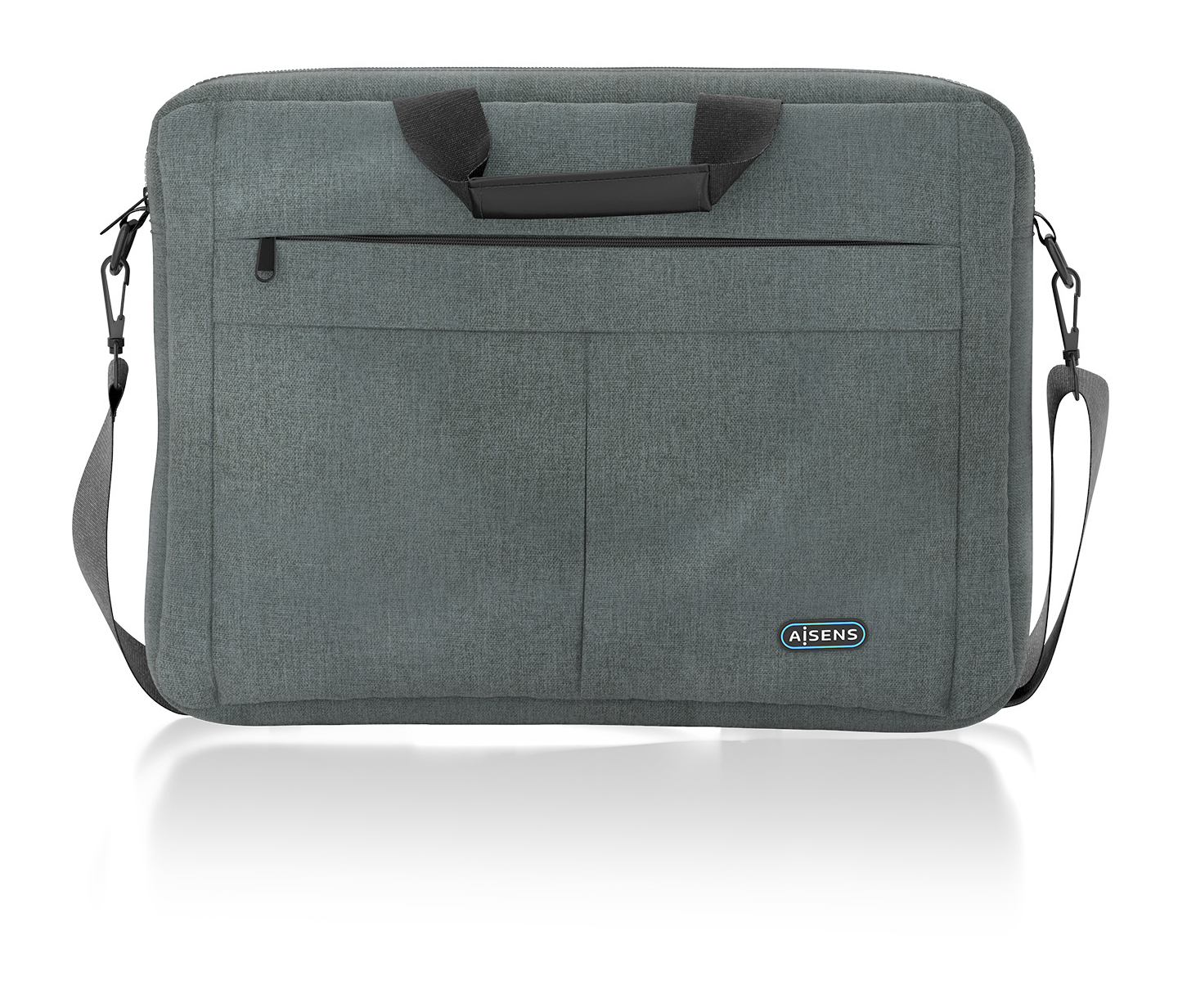 AISENS - MALETIN PREMIUM PARA PORTATIL 15,6, GRIS