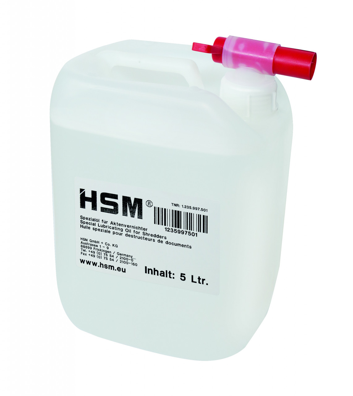 HSM Aceite por bloque de corte (5 L)