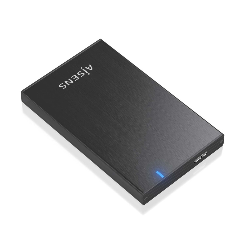 AISENS - CAJA EXTERNA 2,5" ASE-2527B 9.5MM SATA A USB 3.0/USB3.1 GEN1, NEGRA