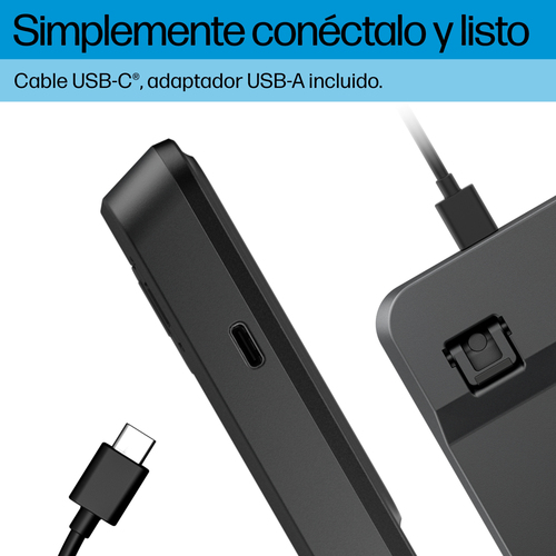 HP Teclado 405 multidispositivo retroiluminado