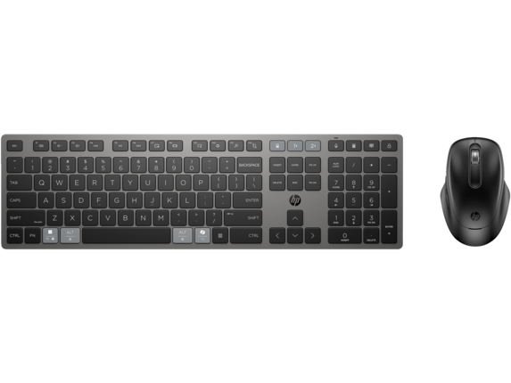HP Combo 720 Teclado + Raton recargable multidispositivo inalambrico