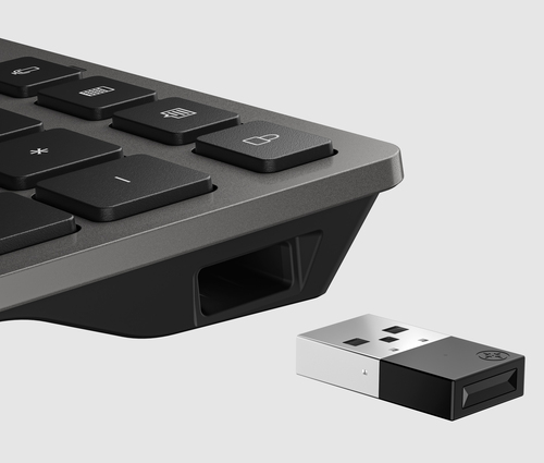 HP Teclado 720 recargable multidispositivo inalambrico