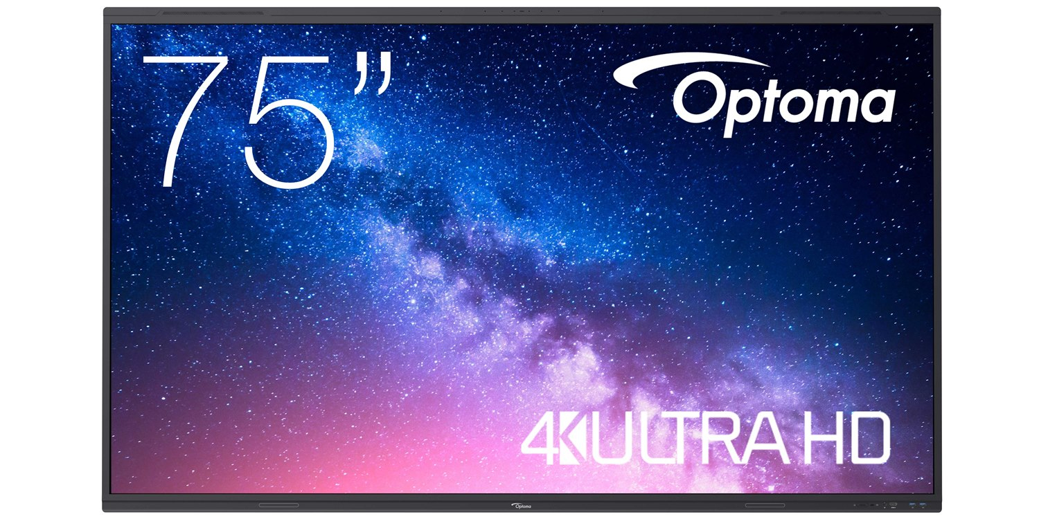 OPTOMA Pantalla interactiva 5753RK LED / 75" / 8GB / 64GB / 4K / Android 11 / TACTIL