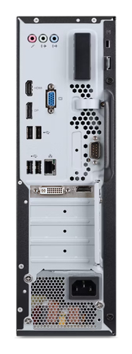 ACER Small FF PC VERITON X2720G / i3-14100 / 8GB / 256GB SSD / Win11 Pro / Teclado + Raton incluidos