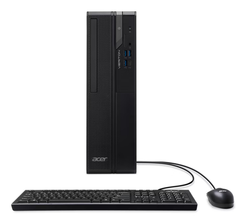 ACER Small FF PC VERITON X2720G / i3-14100 / 8GB / 256GB SSD / Win11 Pro / Teclado + Raton incluidos