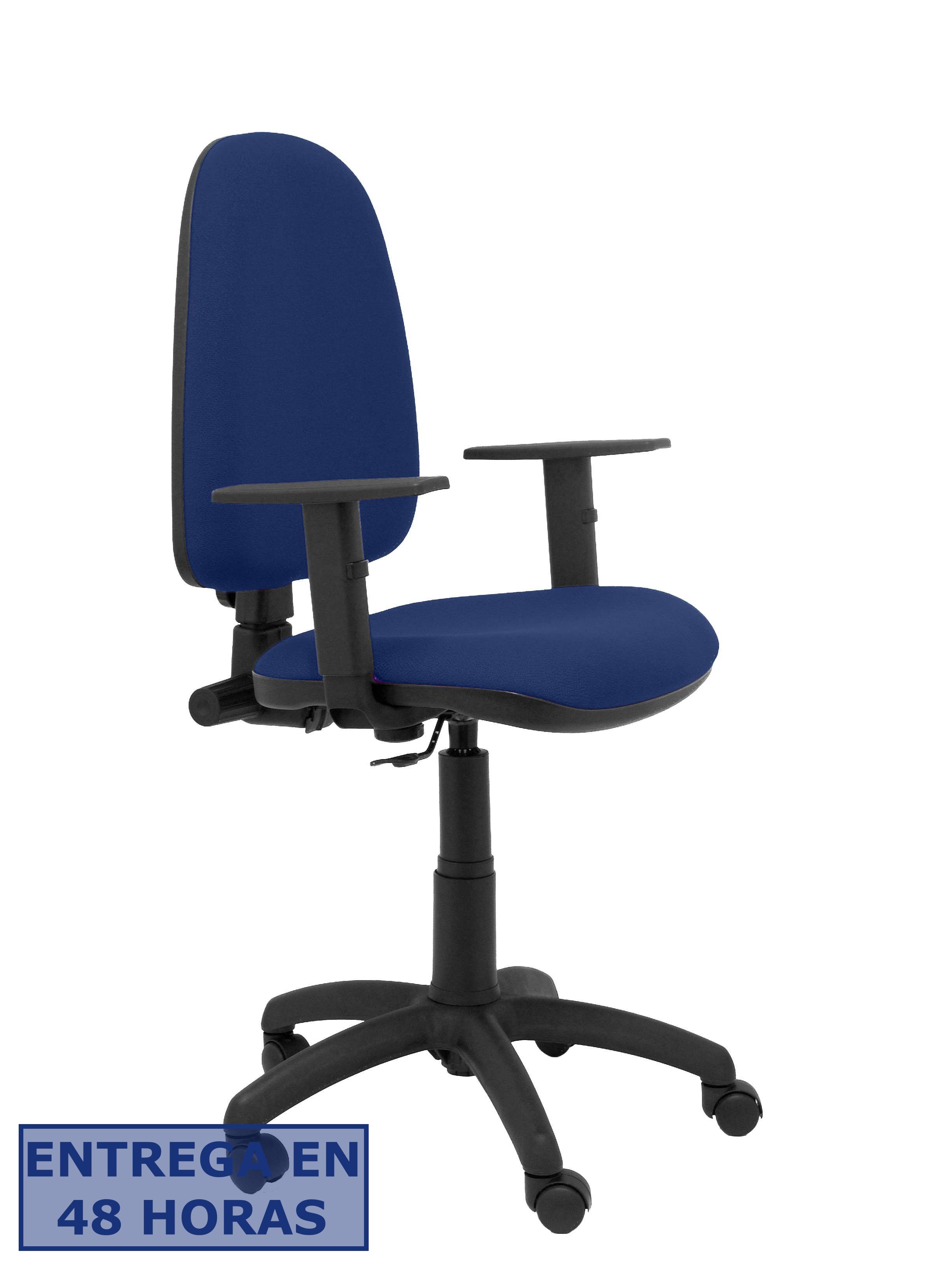 PIQUERAS Y CRESPO Silla Aýna bali azul marino brazos regulables