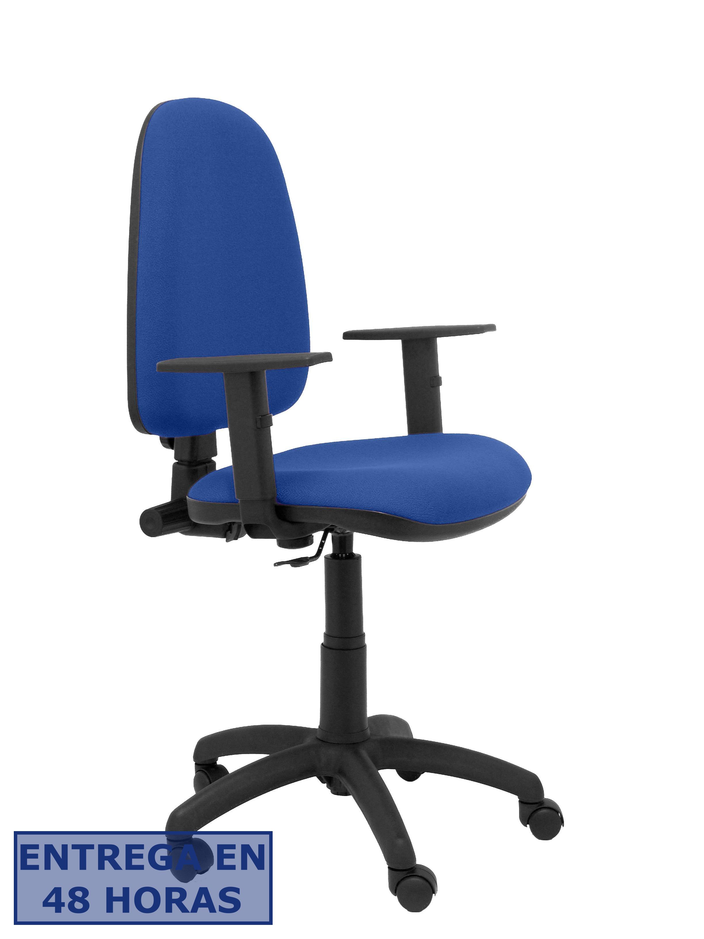 PIQUERAS Y CRESPO Silla Aýna bali azul brazos regulables