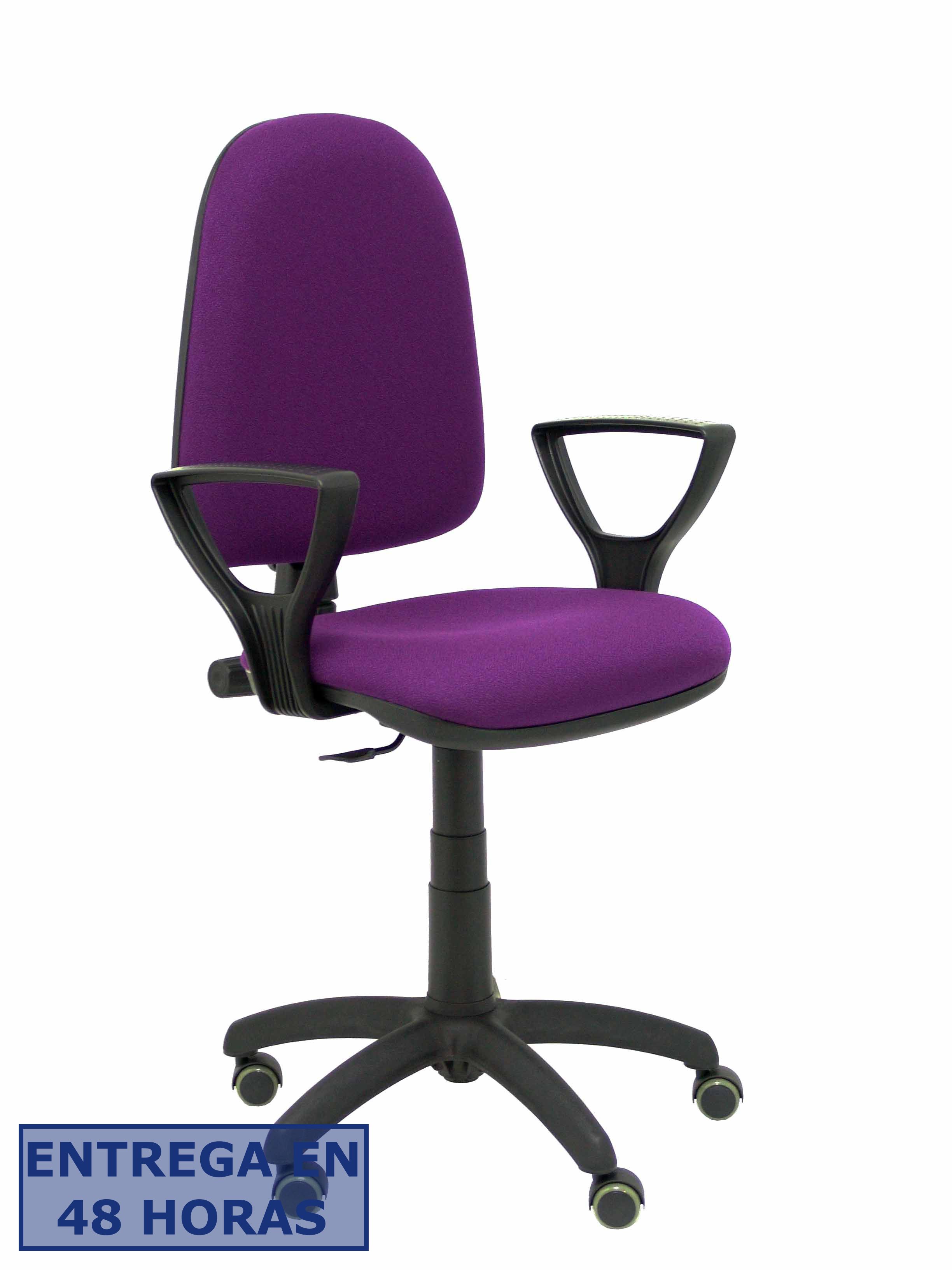 PIQUERAS Y CRESPO Silla Aýna bali morado brazos fijos ruedas de parque