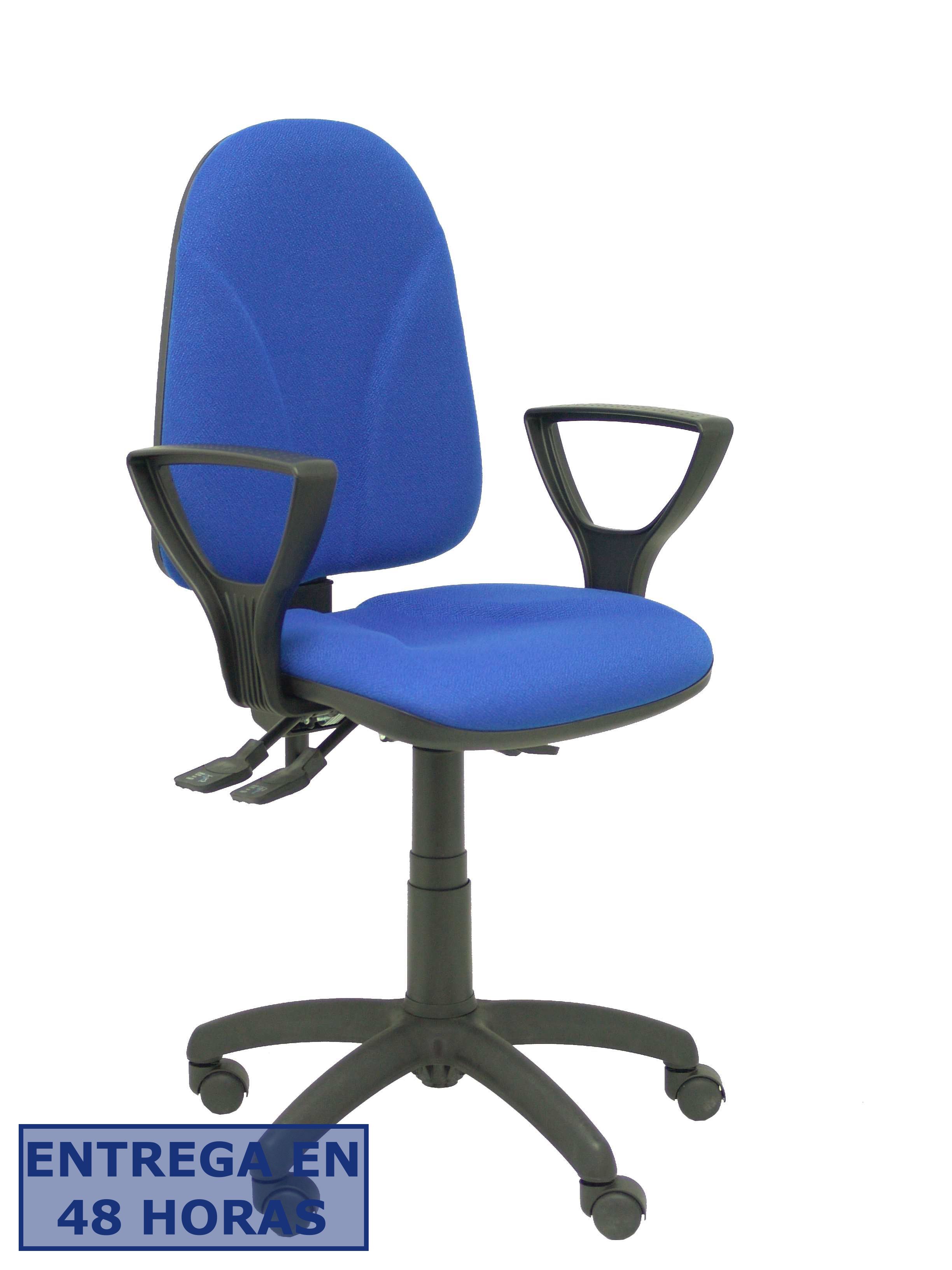 PIQUERAS Y CRESPO Silla Algarra asincro bali azul brazo fijo