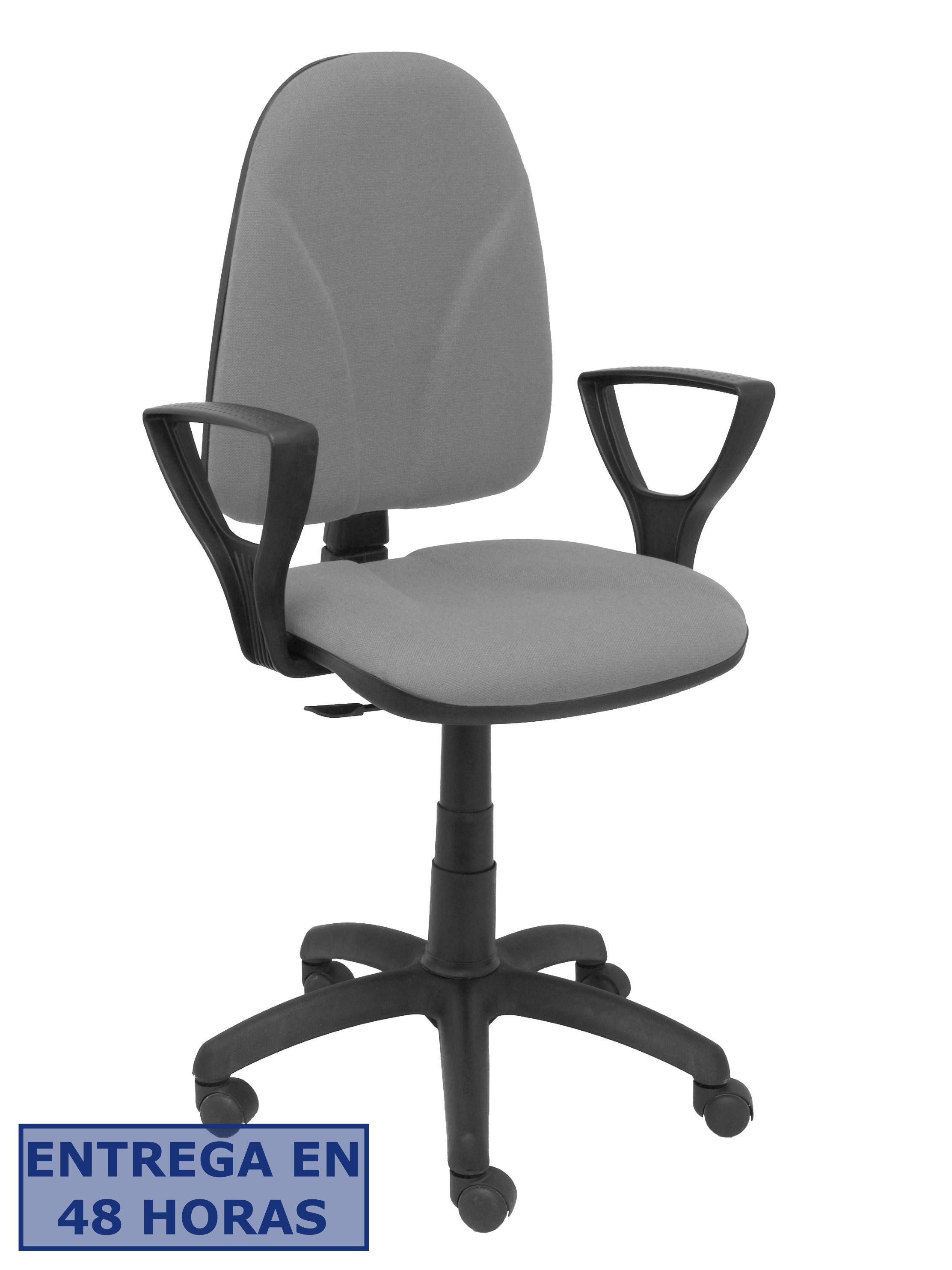 Piqueras y Crespo Algarra Bali Silla de Oficina con Brazos Fijos Gris Claro