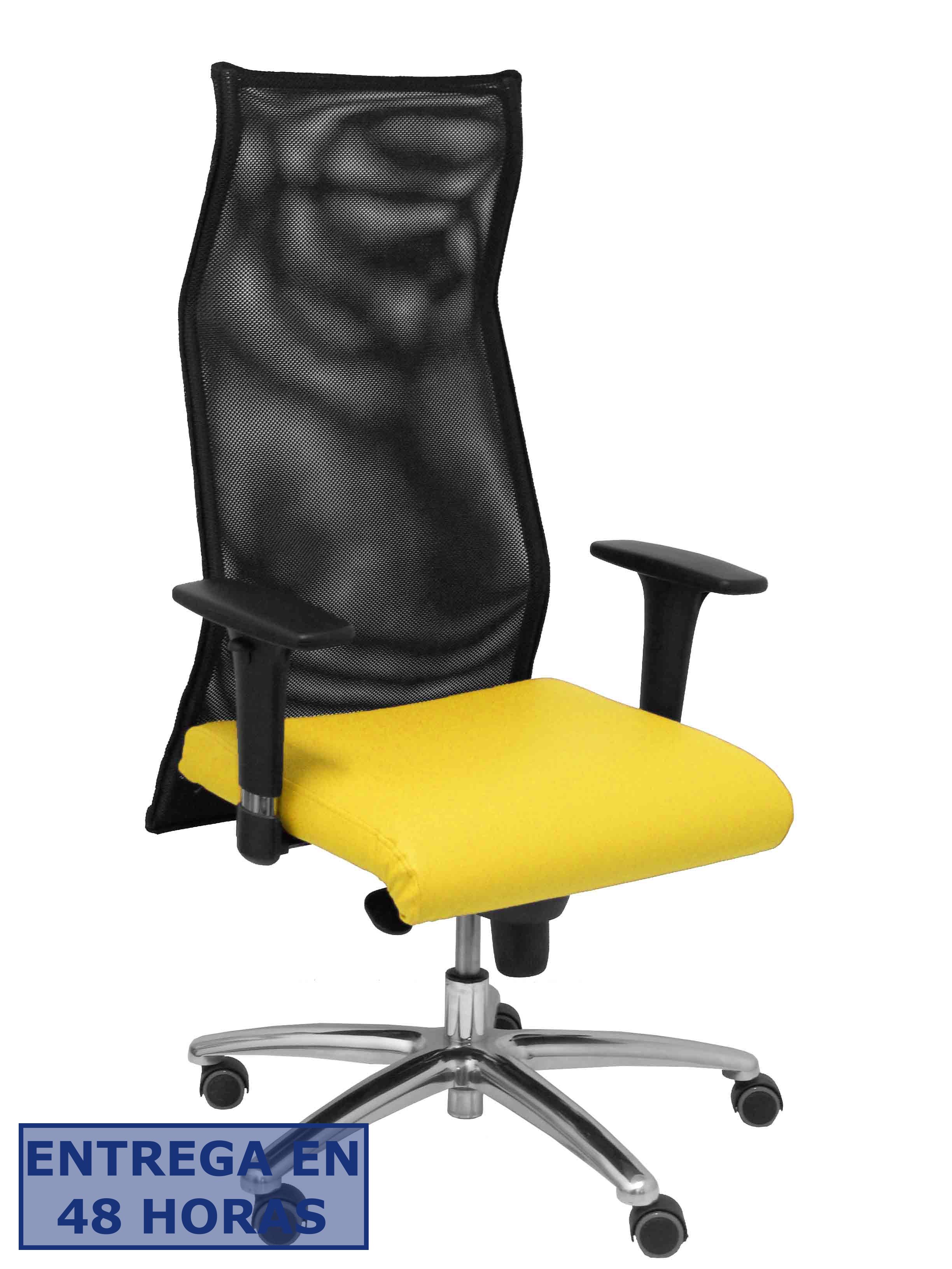 PIQUERAS Y CRESPO Sillon Sahuco similpiel amarillo