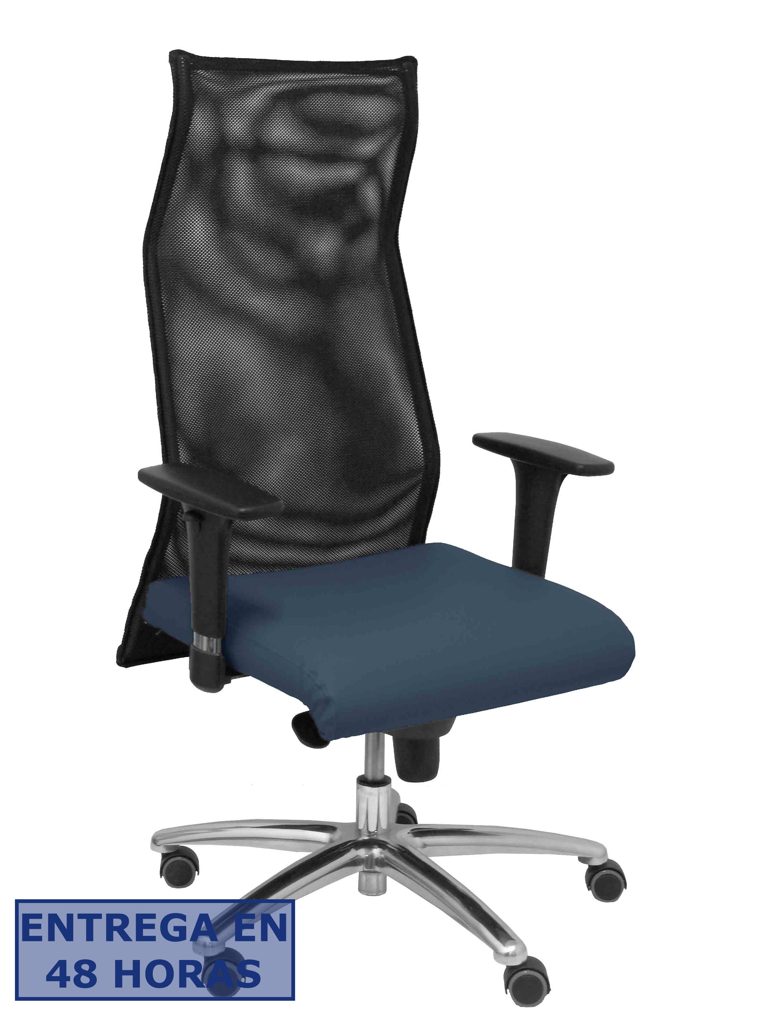 PIQUERAS Y CRESPO Sillon Sahuco similpiel azul marino