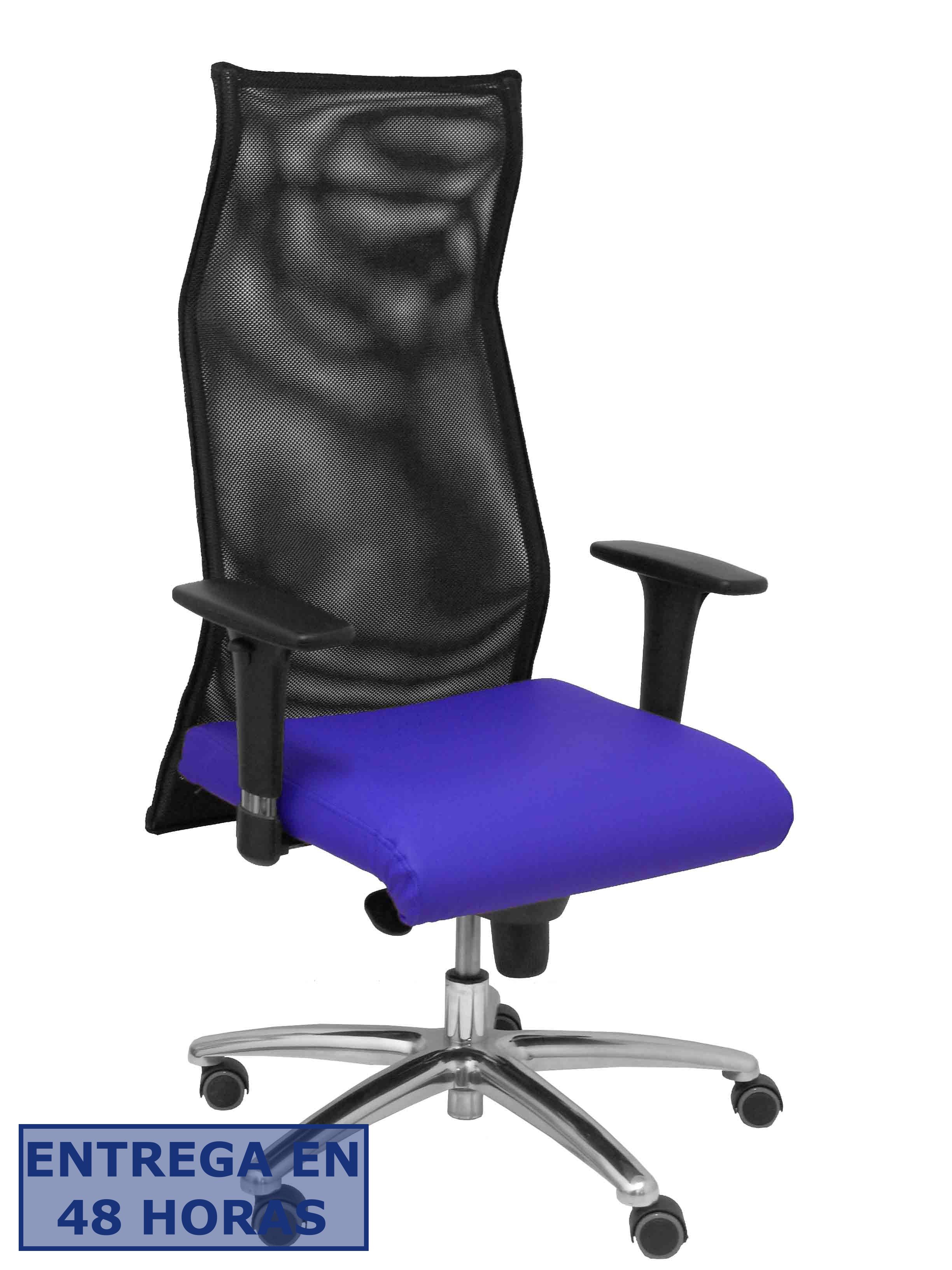 PIQUERAS Y CRESPO Sillon Sahuco similpiel azul