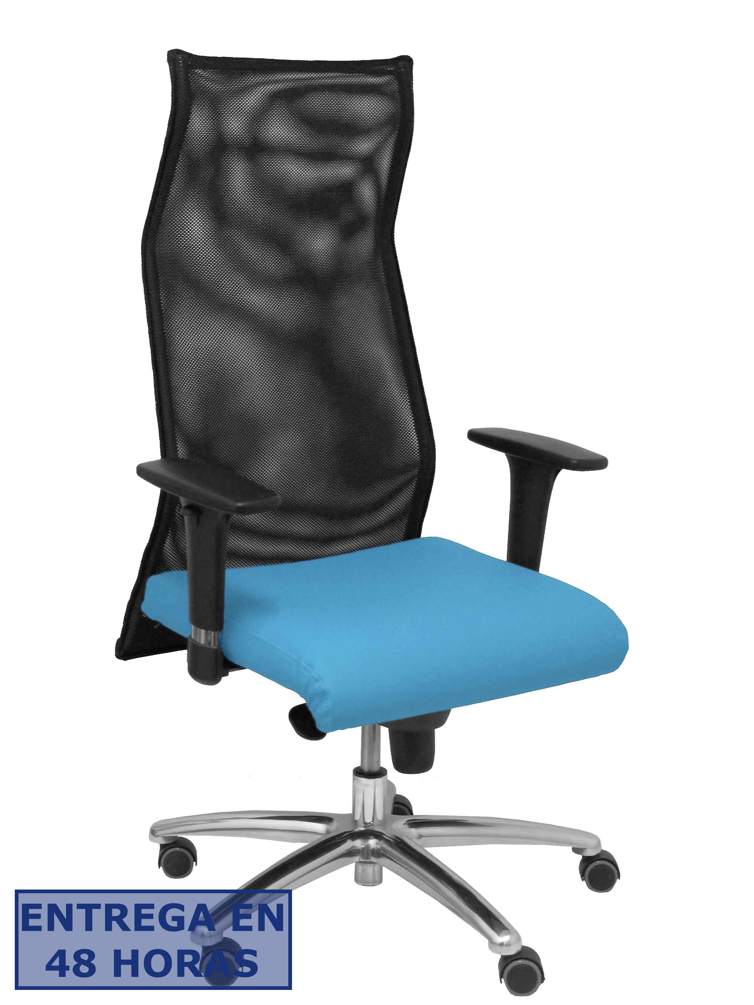PIQUERAS Y CRESPO Sillon Sahuco similpiel azul claro