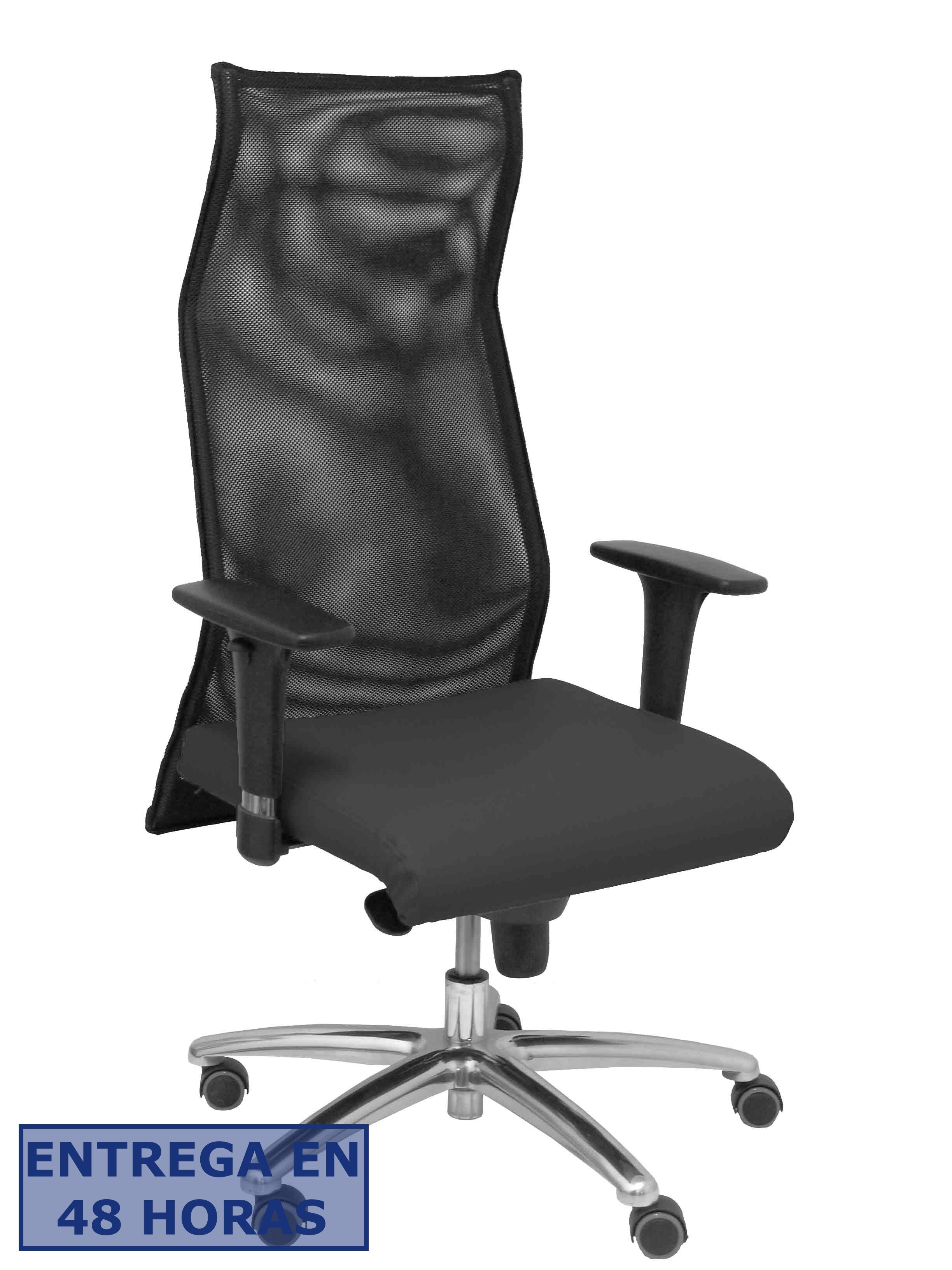 PIQUERAS Y CRESPO Sillon Sahuco XL PIEL negro hasta 160kg