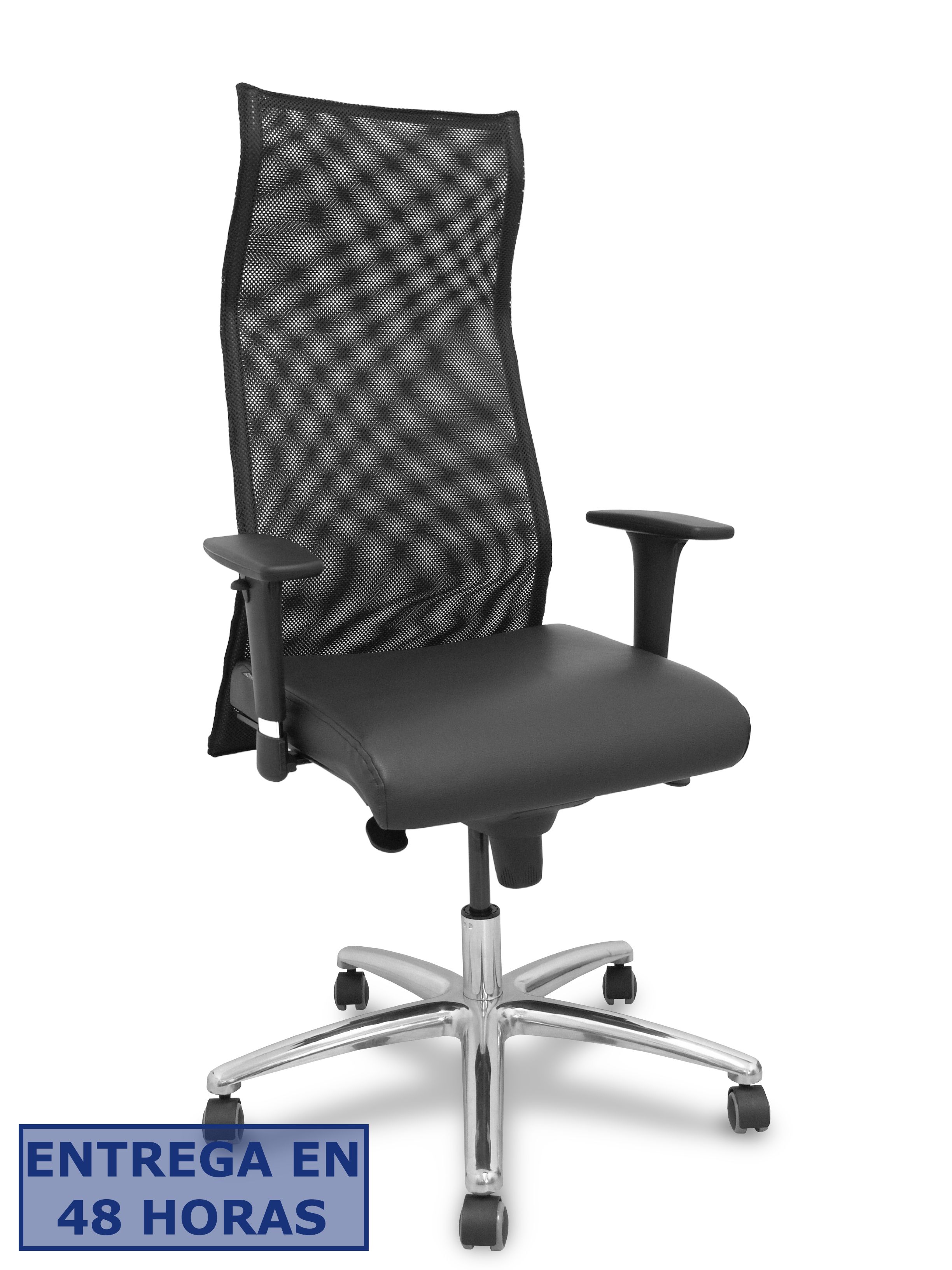 PIQUERAS Y CRESPO Sillon Sahuco XL similpiel negro hasta 160kg