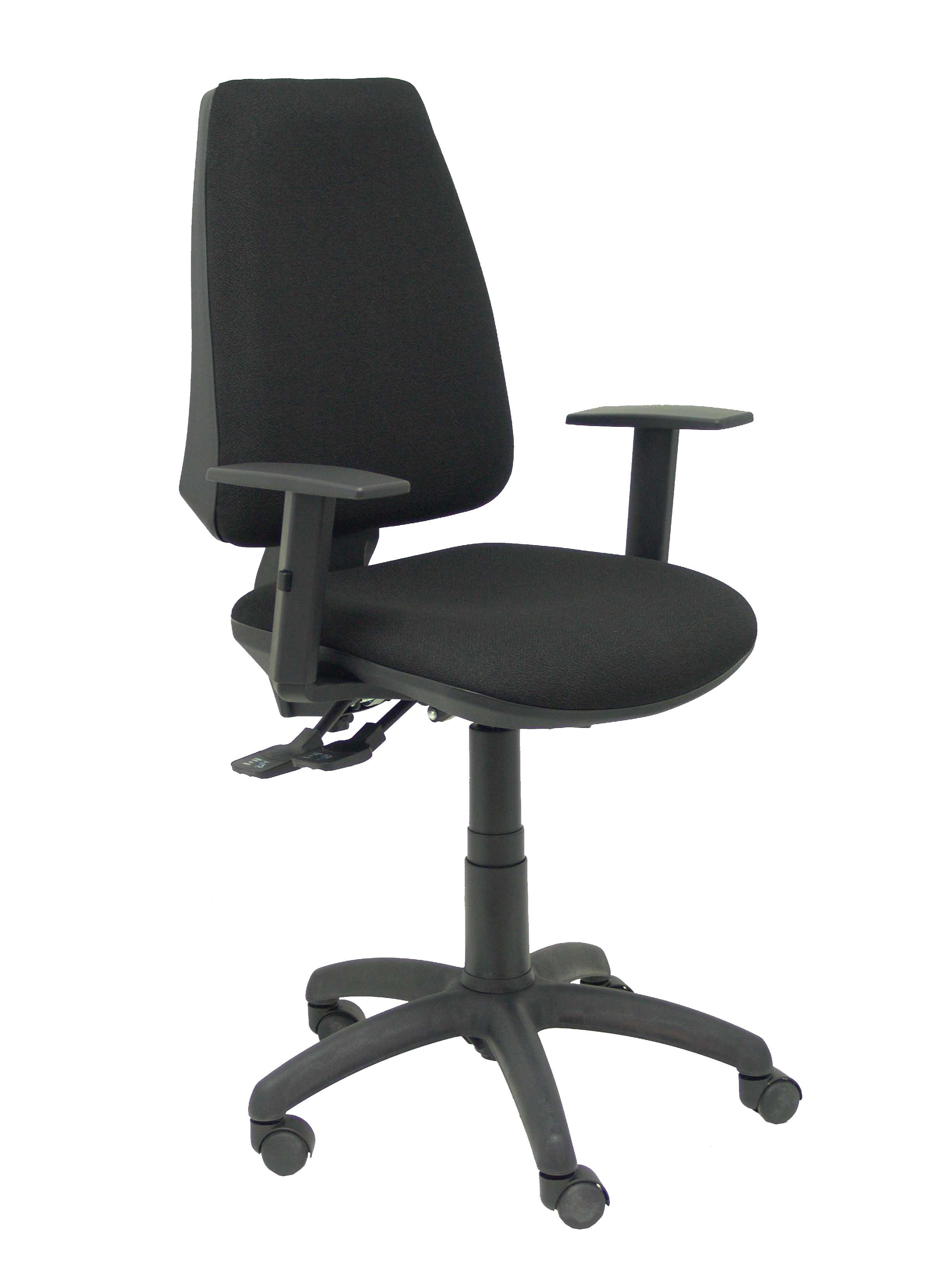 PIQUERAS Y CRESPO Silla Elche S brazos regulables bali color negro