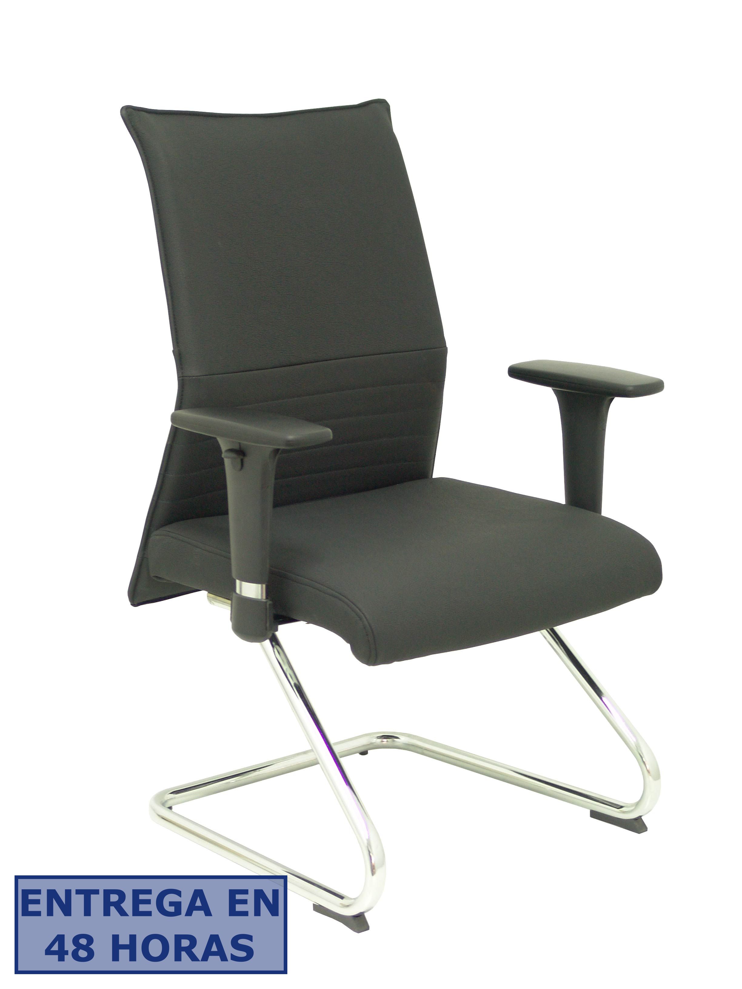 PIQUERAS Y CRESPO Sillon Albacete confidente patin piel negro