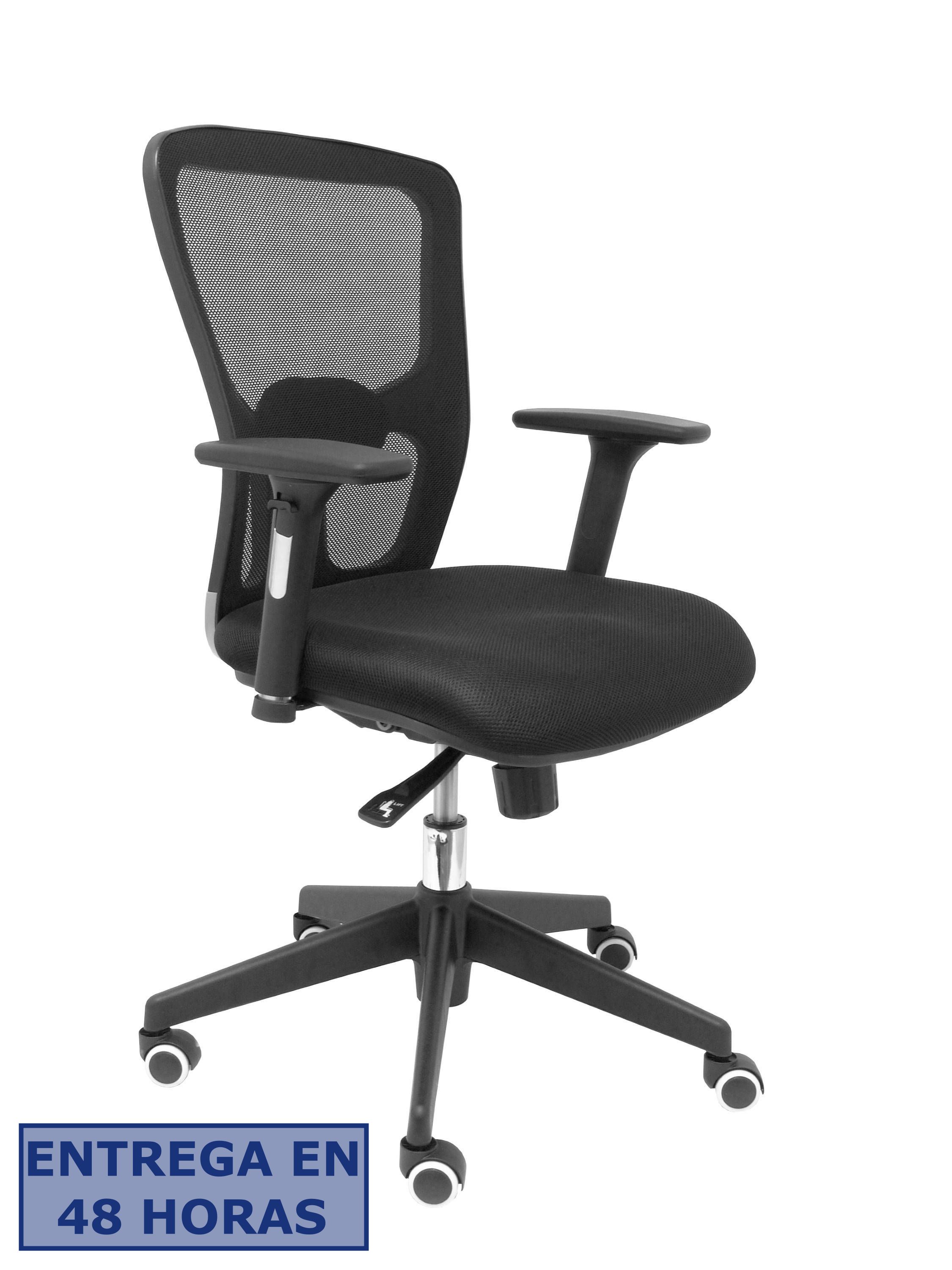 PIQUERAS Y CRESPO Silla Pozuelo respaldo malla negro asiento 3D negro ¡Ultimas unidades!!